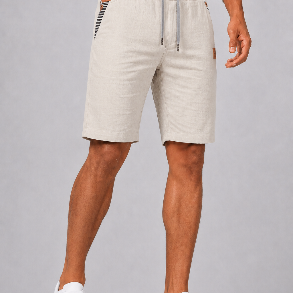 Lunelle | Heren Zomershort met Trekkoord en Steekzakken