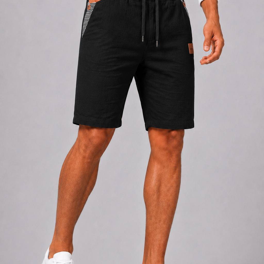 Lunelle | Heren Zomershort met Trekkoord en Steekzakken