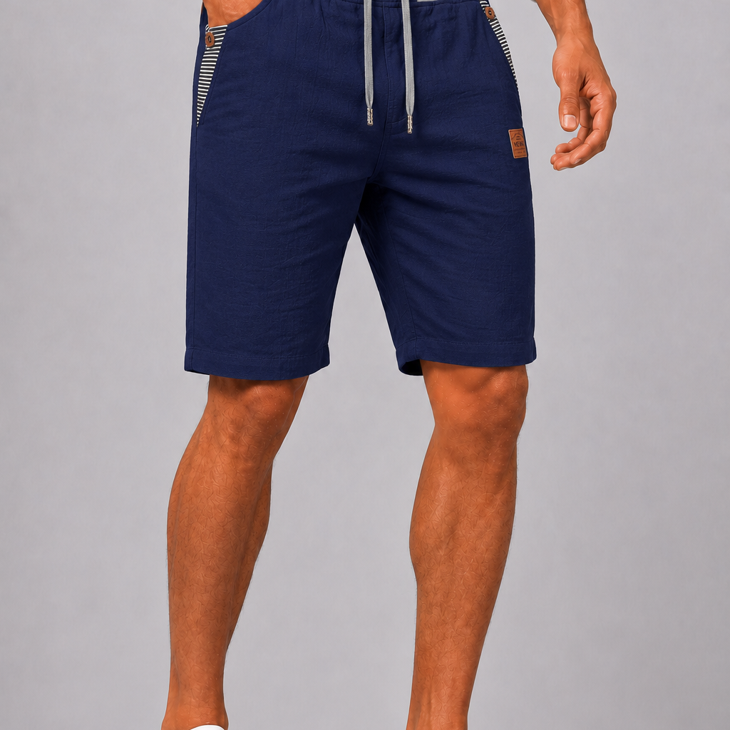 Lunelle | Heren Zomershort met Trekkoord en Steekzakken