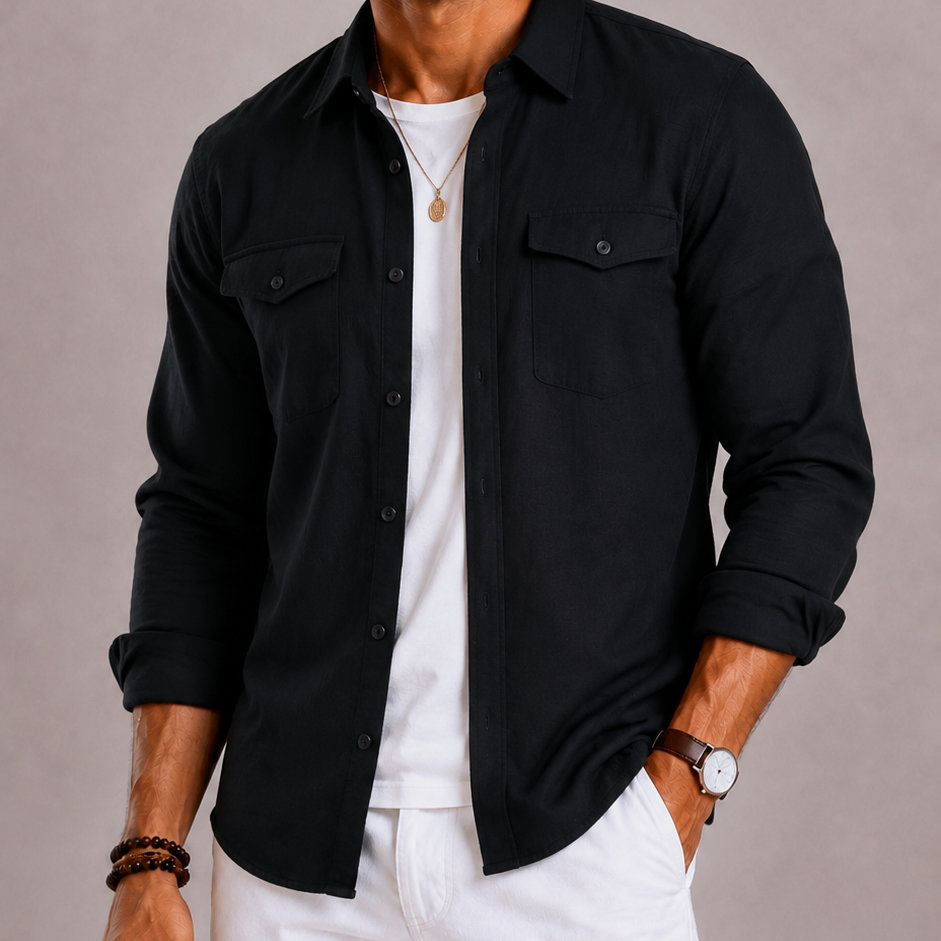 Lunelle | Men's Shirt Jacket with Versatile Fit