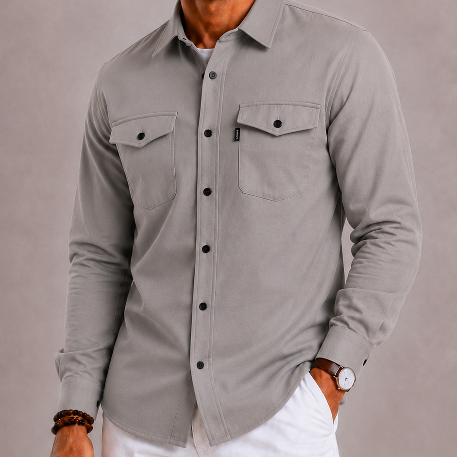 Lunelle | Men's Shirt Jacket with Versatile Fit