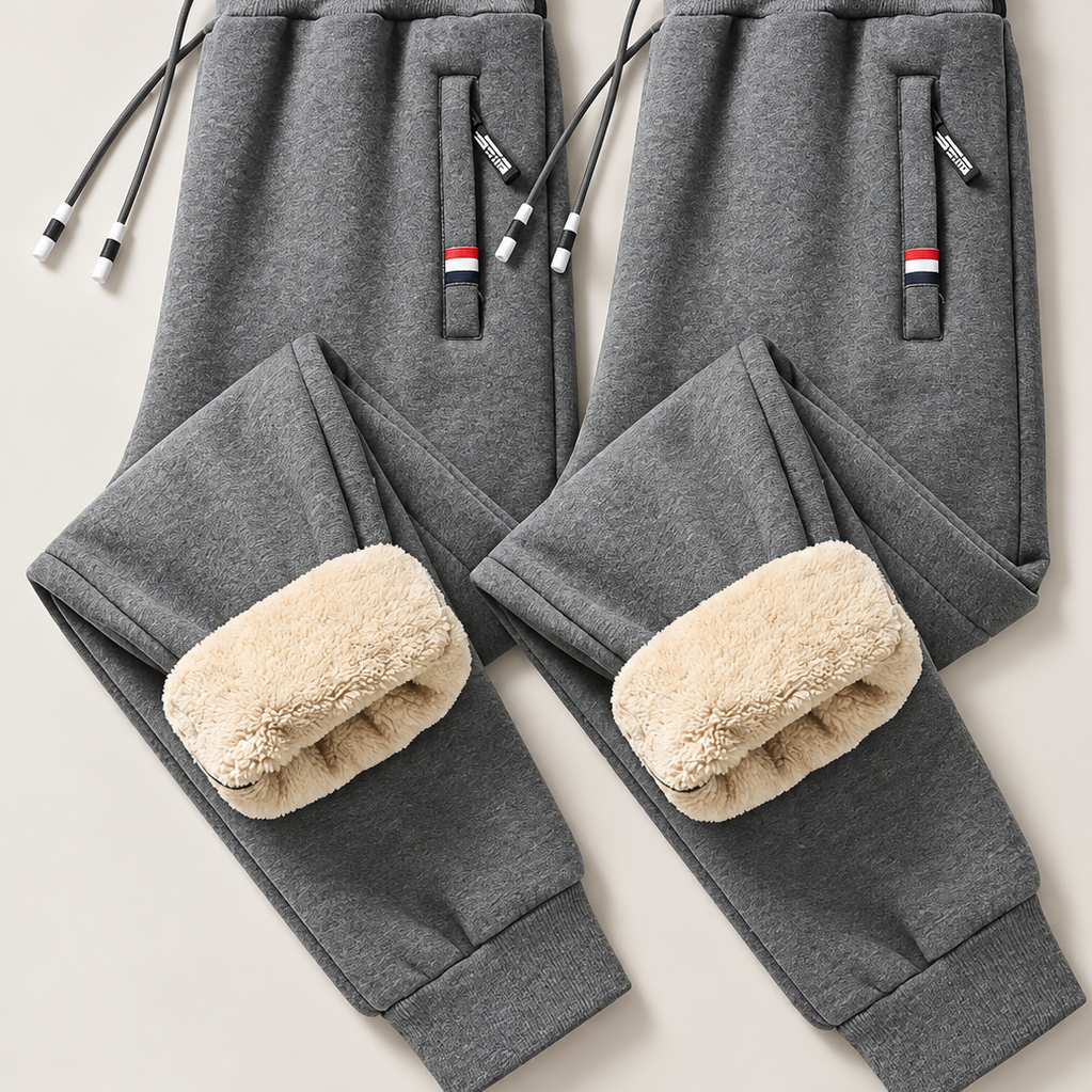 Lunelle | Heren Thermobroek 2-Pak met Elastische Taille en Trekkoord