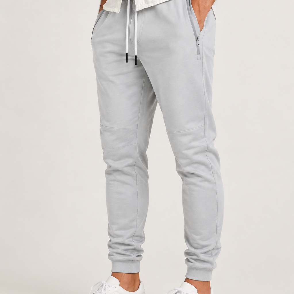 Lunelle | Heren Joggingbroek met Ritszakken en Trekkoord