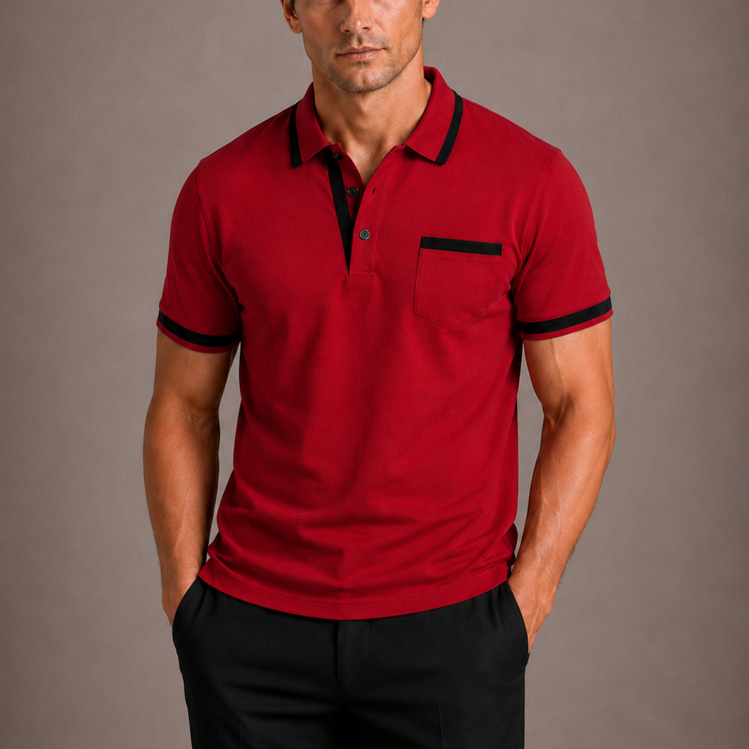 Lunelle | Heren Polo Moderne Elegantie Tijdloze Casual Stijl