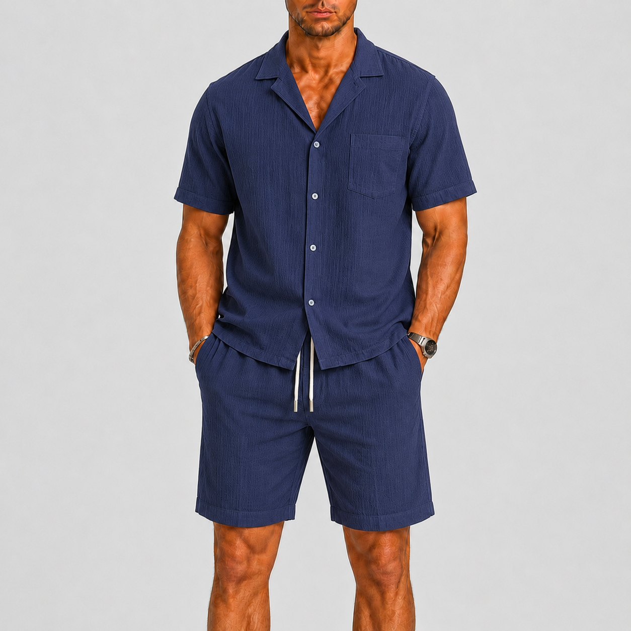Lunelle | Heren Zomerset Overhemd en Korte Broek