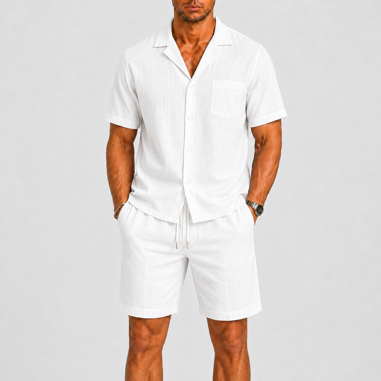 Lunelle | Heren Zomerset Overhemd en Korte Broek