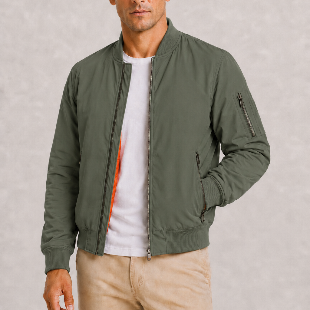 Lunelle | Heren Oversized Bomberjack met Ritssluiting