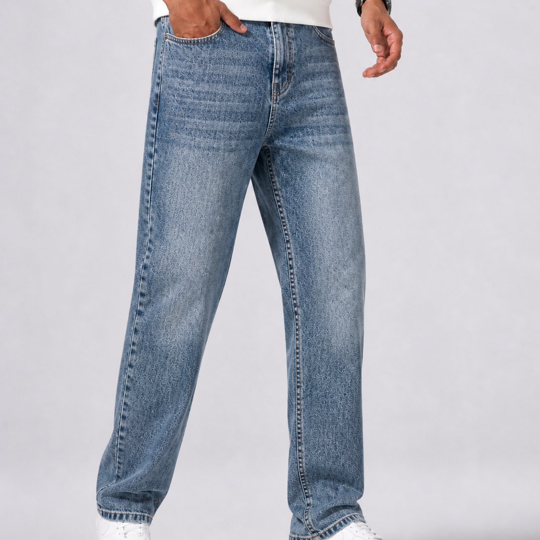 Lunelle | Heren Jeans Rechte Pijpen Relaxed Pasvorm