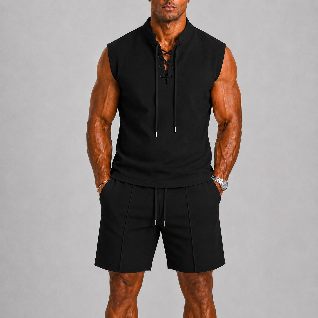 Lunelle | Heren Mouwloze Zomerset met Korte Broek