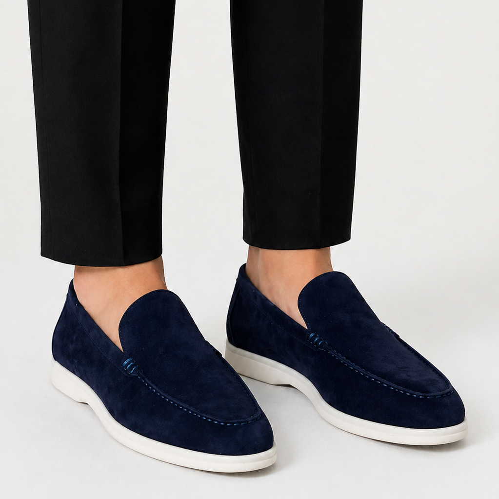 Lunelle | Heren Suède Loafers Slip-On Klassiek