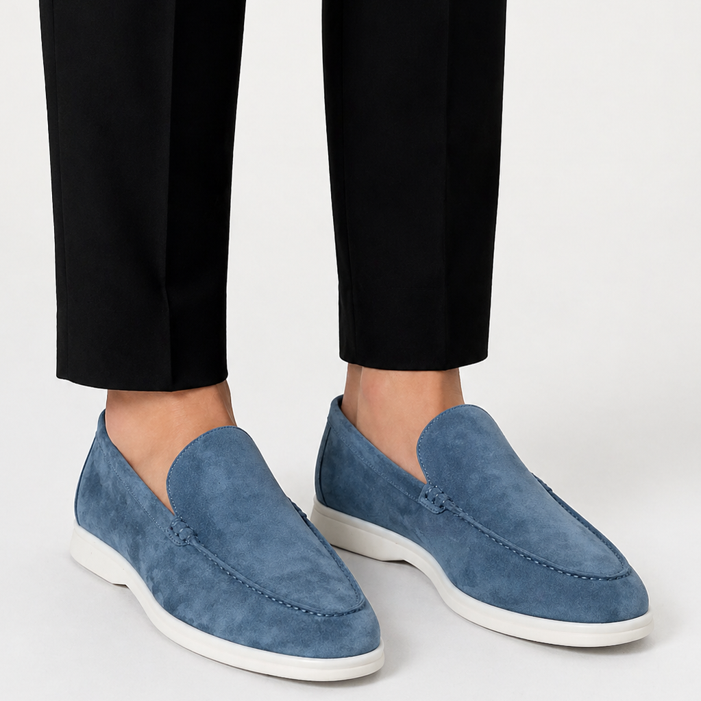 Lunelle | Heren Suède Loafers Slip-On Klassiek