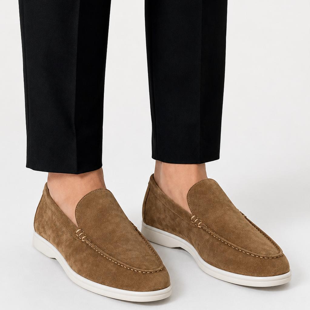 Lunelle | Heren Suède Loafers Slip-On Klassiek