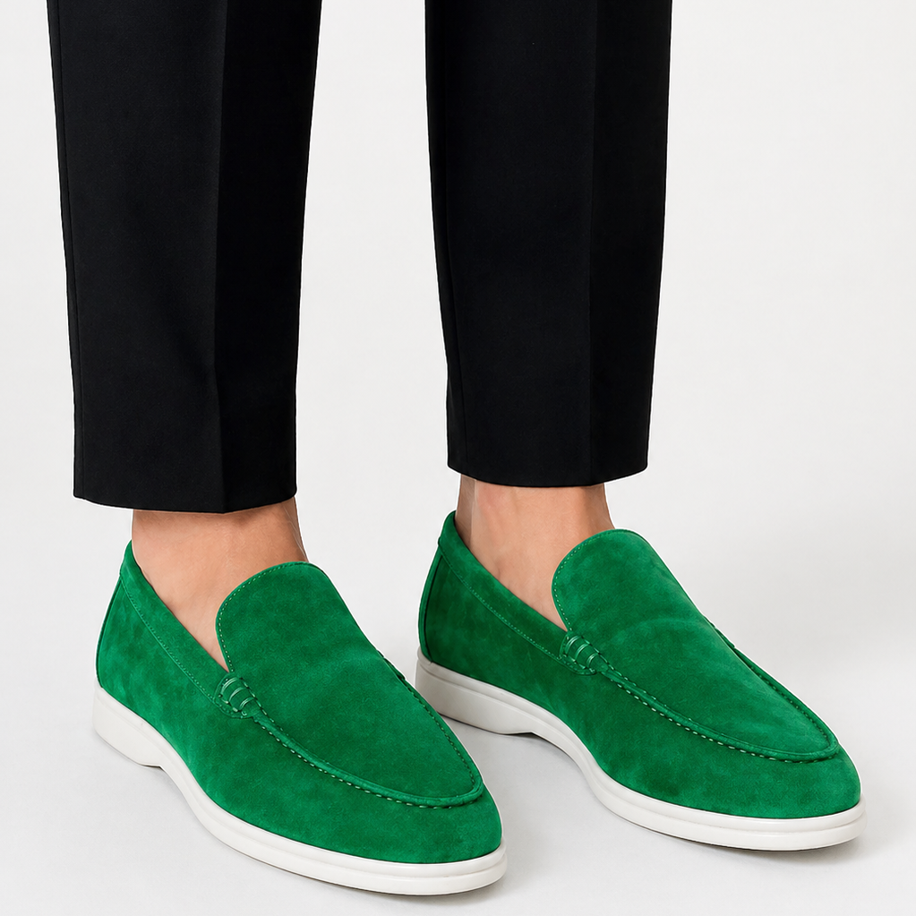Lunelle | Heren Suède Loafers Slip-On Klassiek