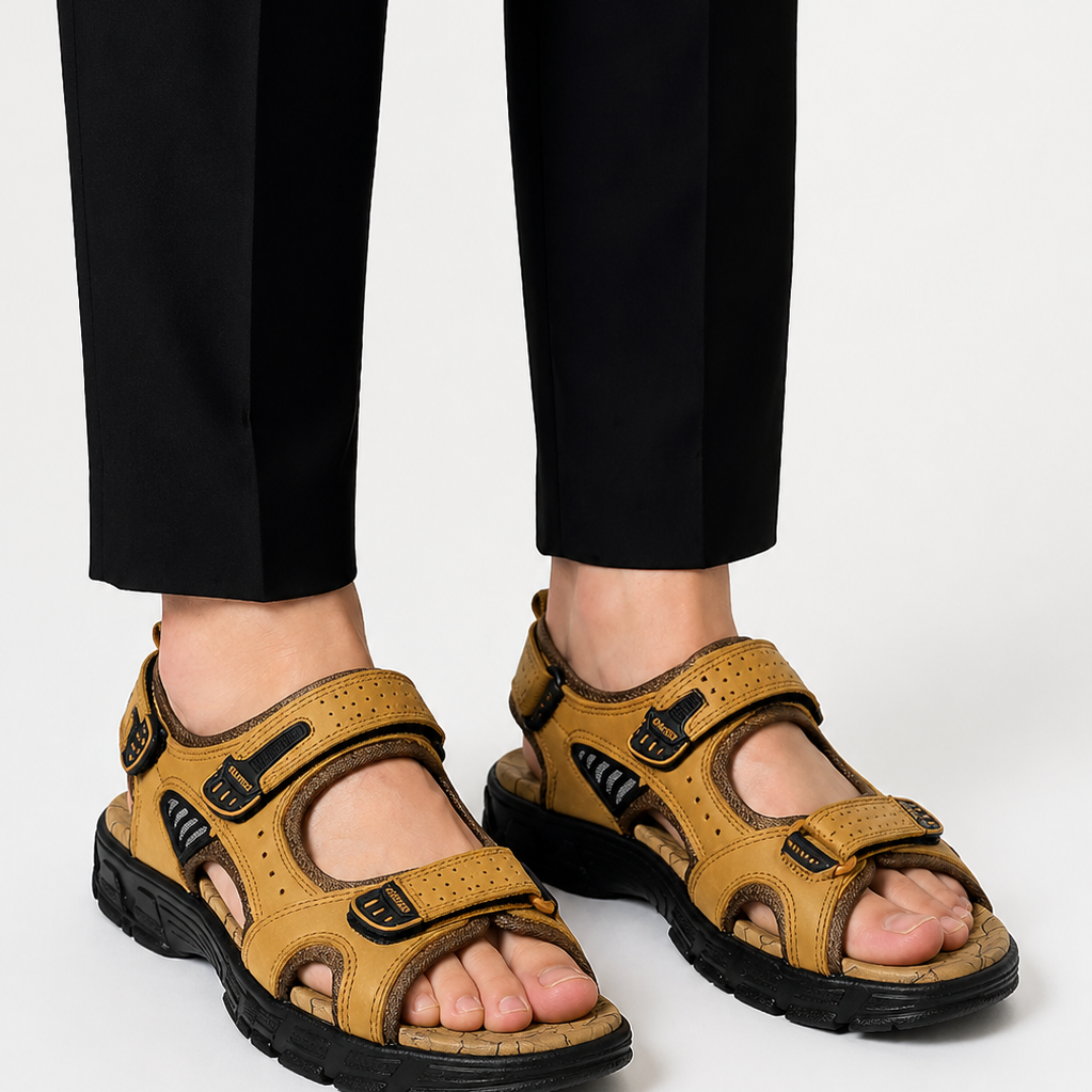 Lunelle | Heren Ondersteunende Sandalen Schokdemping Comfort Pasvorm