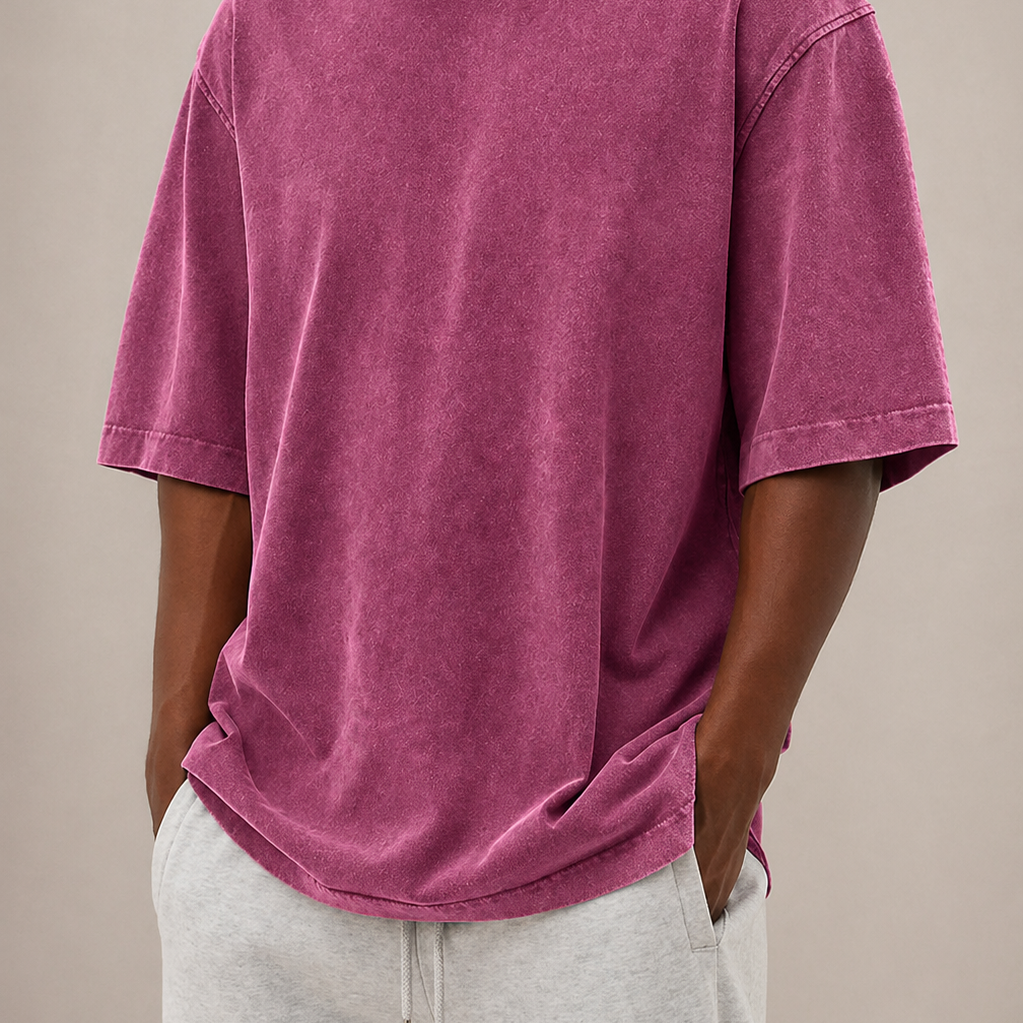 Lunelle | Heren Oversized T-Shirt Katoen Relaxte Pasvorm