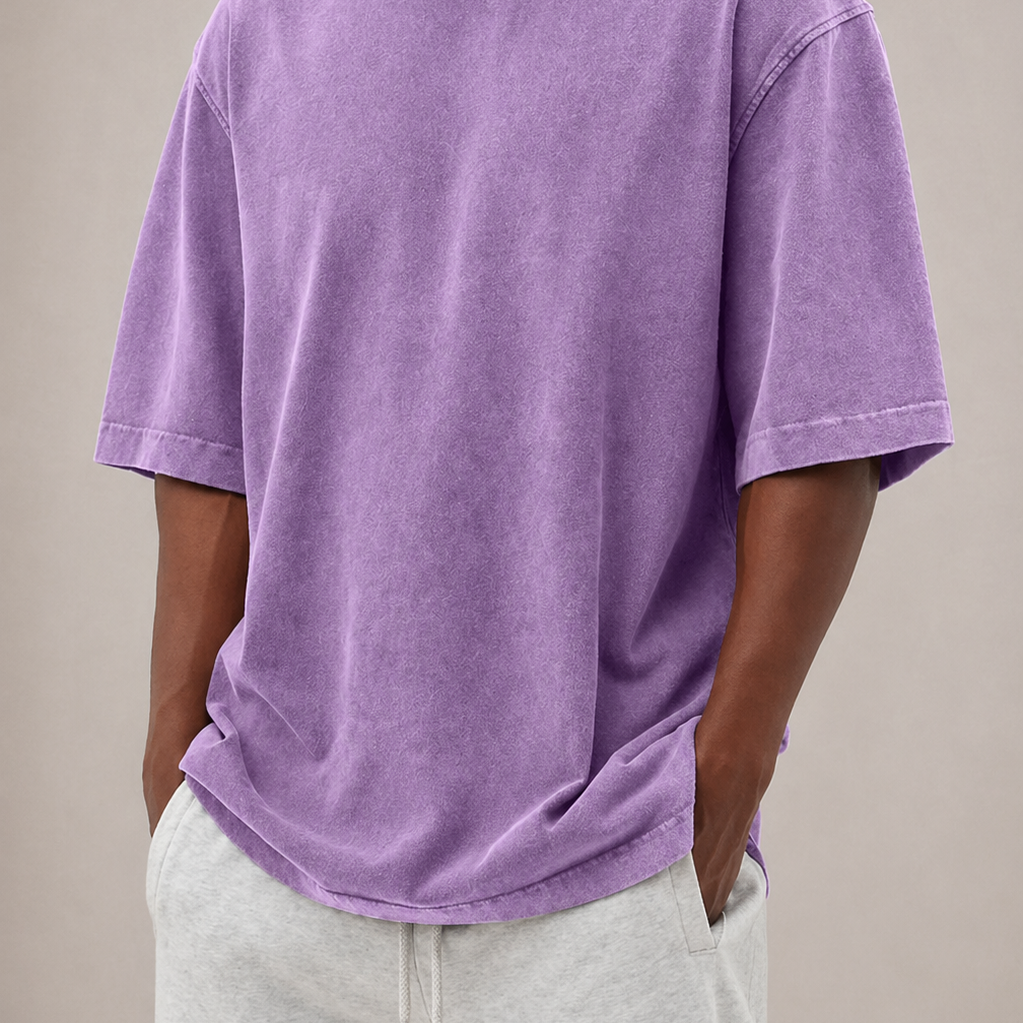 Lunelle | Heren Oversized T-Shirt Katoen Relaxte Pasvorm