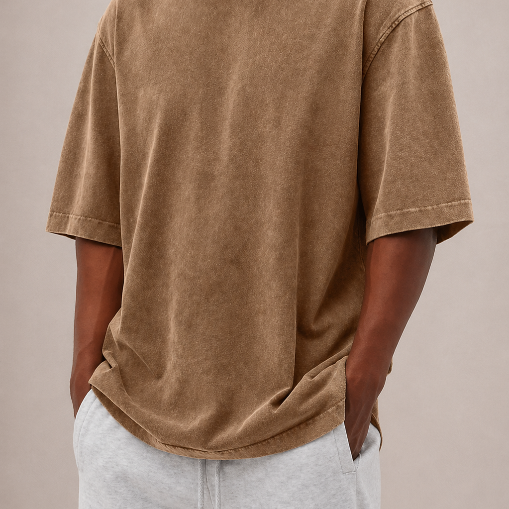 Lunelle | Heren Oversized T-Shirt Katoen Relaxte Pasvorm