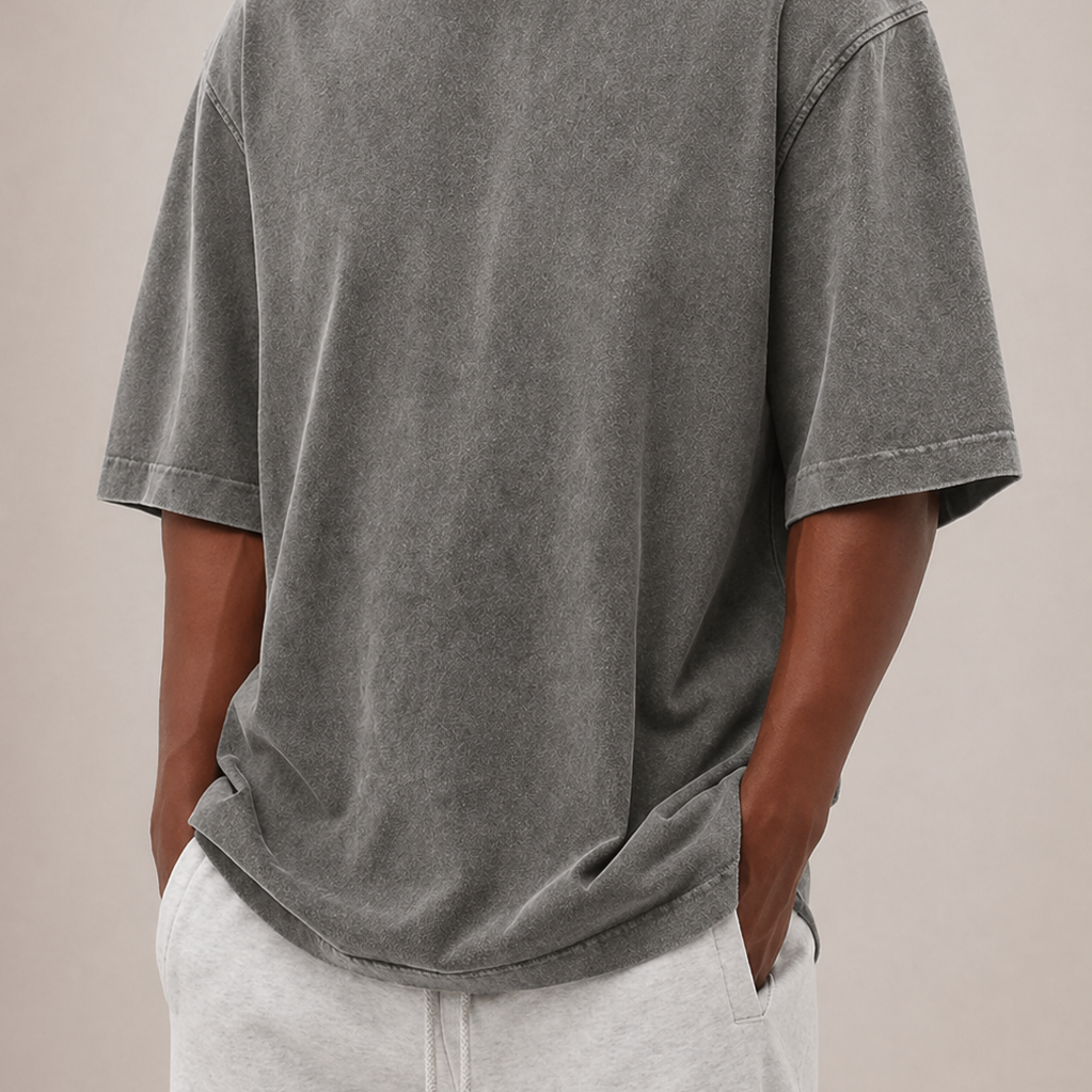 Lunelle | Heren Oversized T-Shirt Katoen Relaxte Pasvorm