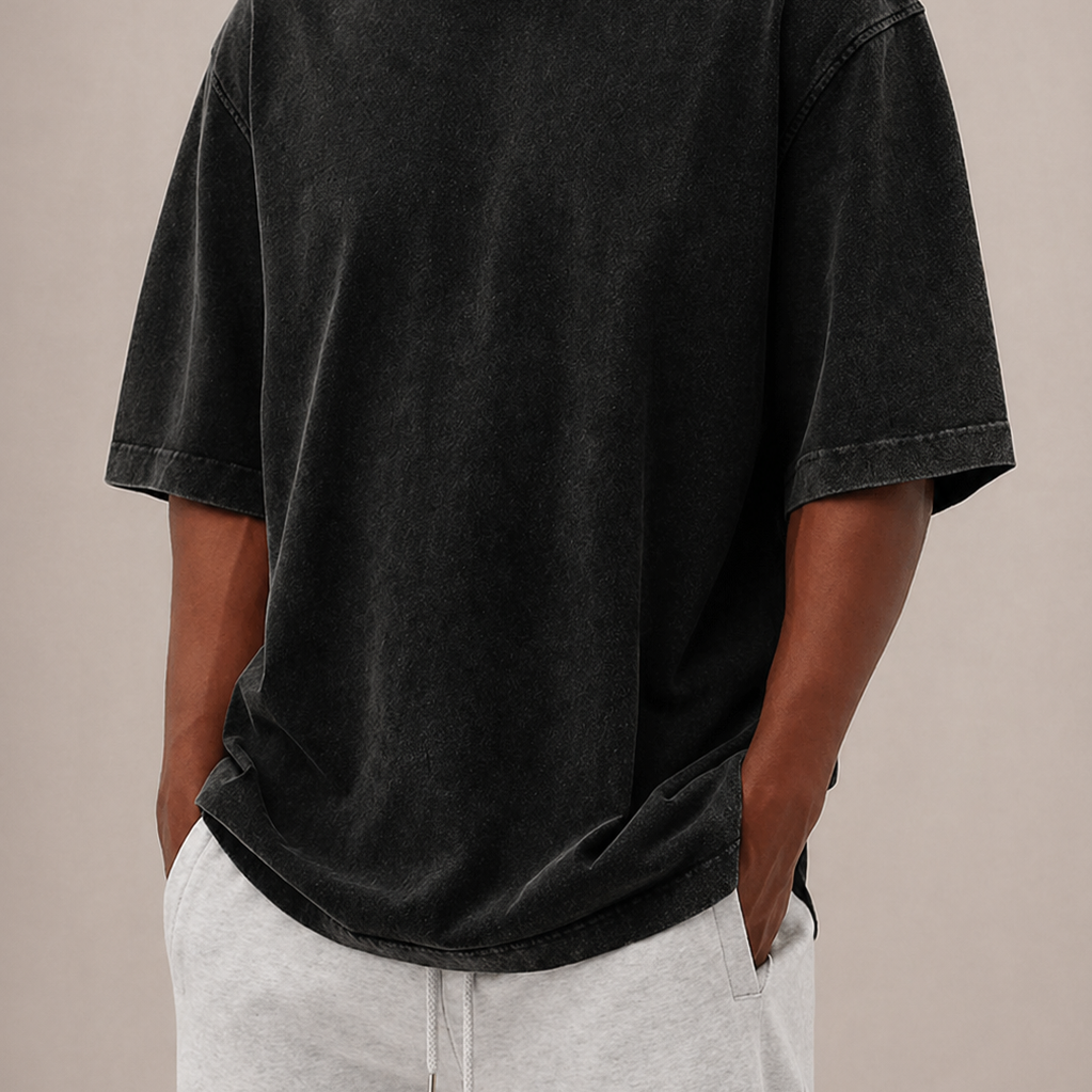 Lunelle | Heren Oversized T-Shirt Katoen Relaxte Pasvorm