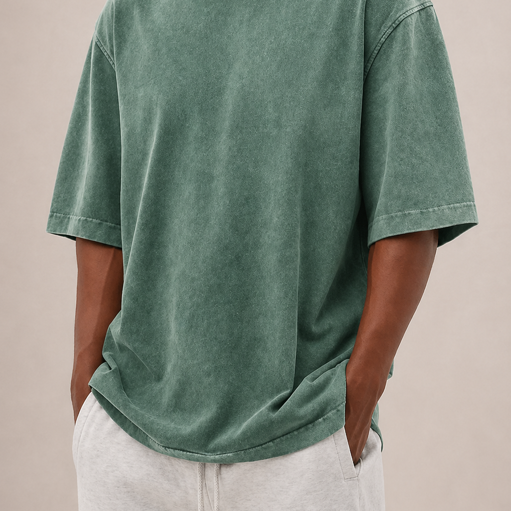 Lunelle | Heren Oversized T-Shirt Katoen Relaxte Pasvorm