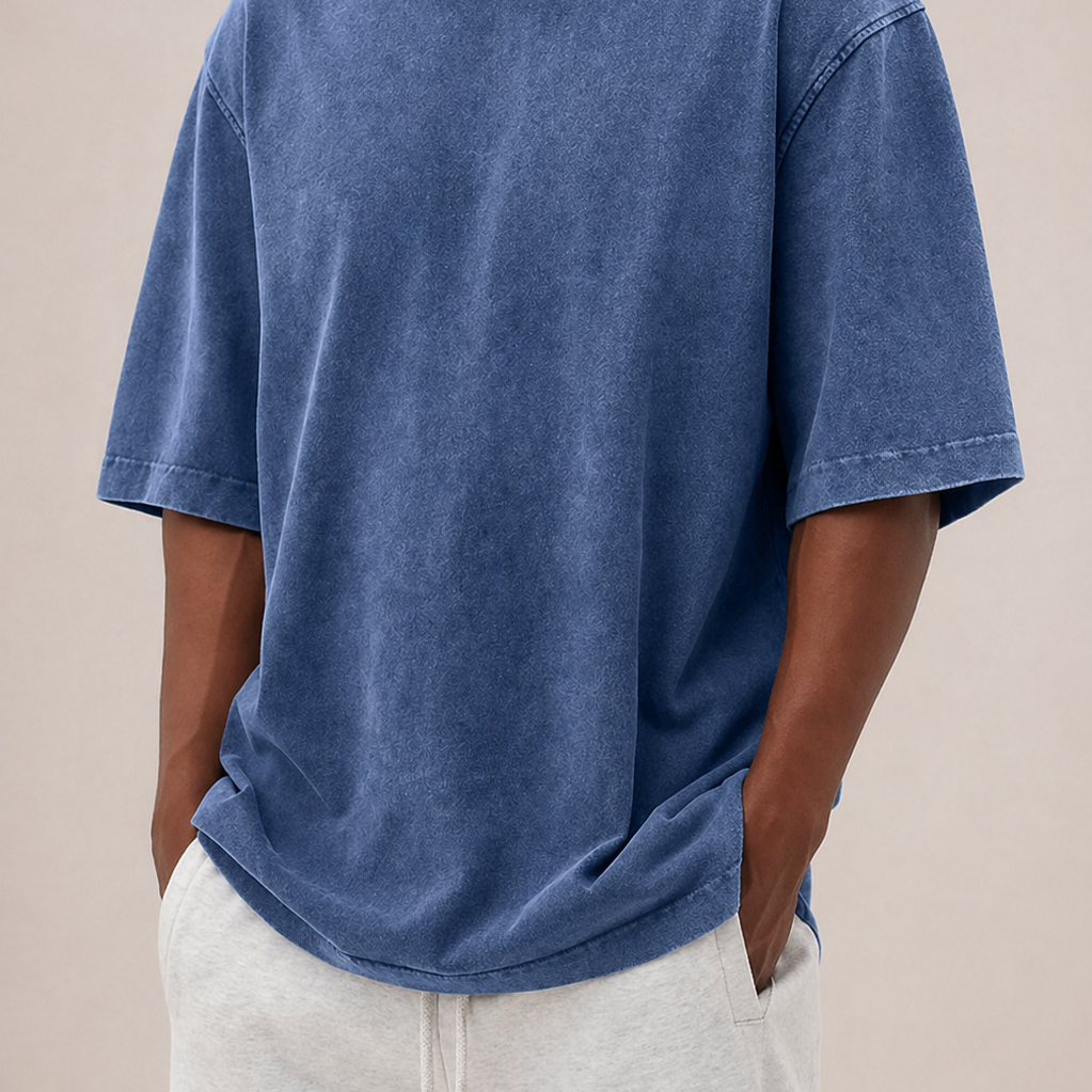 Lunelle | Heren Oversized T-Shirt Katoen Relaxte Pasvorm