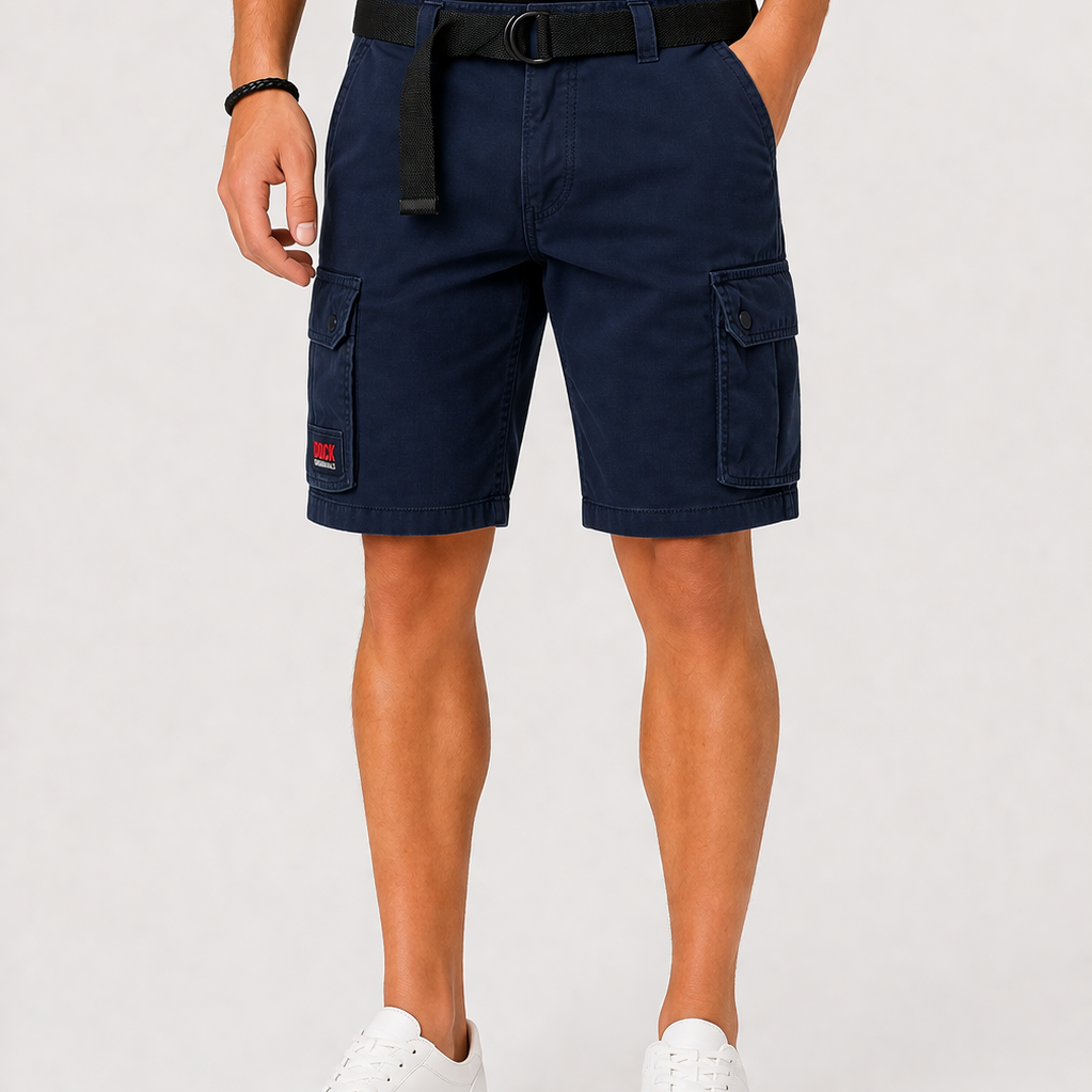 Lunelle | Heren Cargo Shorts Meerdere Zakken Regular Pasvorm