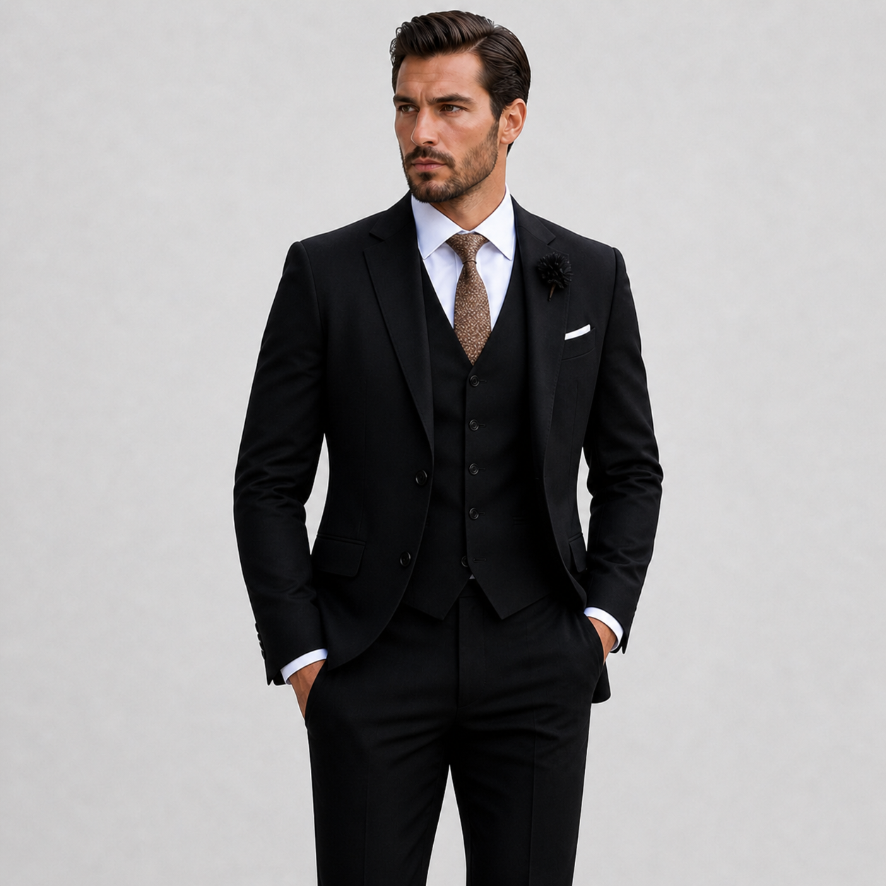 Lunelle | Heren Driedelig Pak Slim-Fit Luxe Business Set