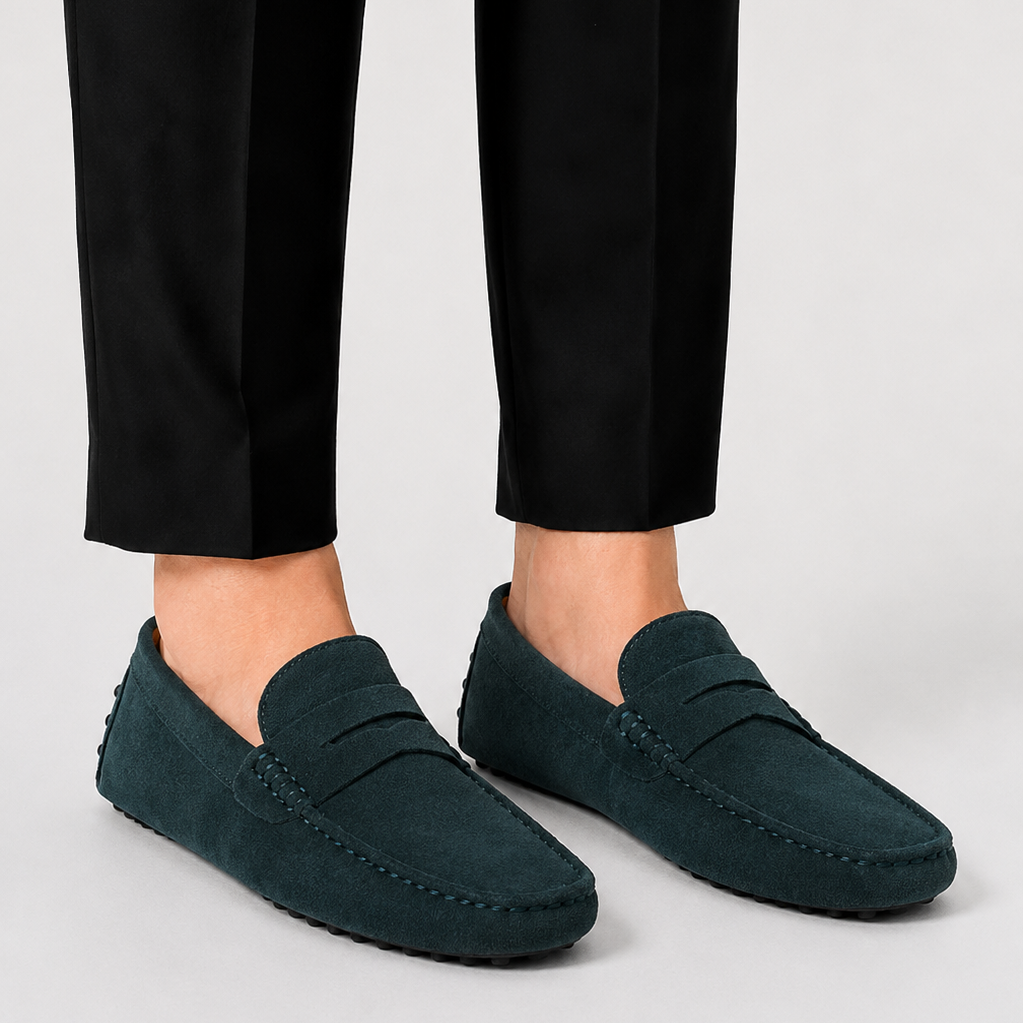 Lunelle | Heren Loafers Italiaanse Stijl Suède Comfort Instappers