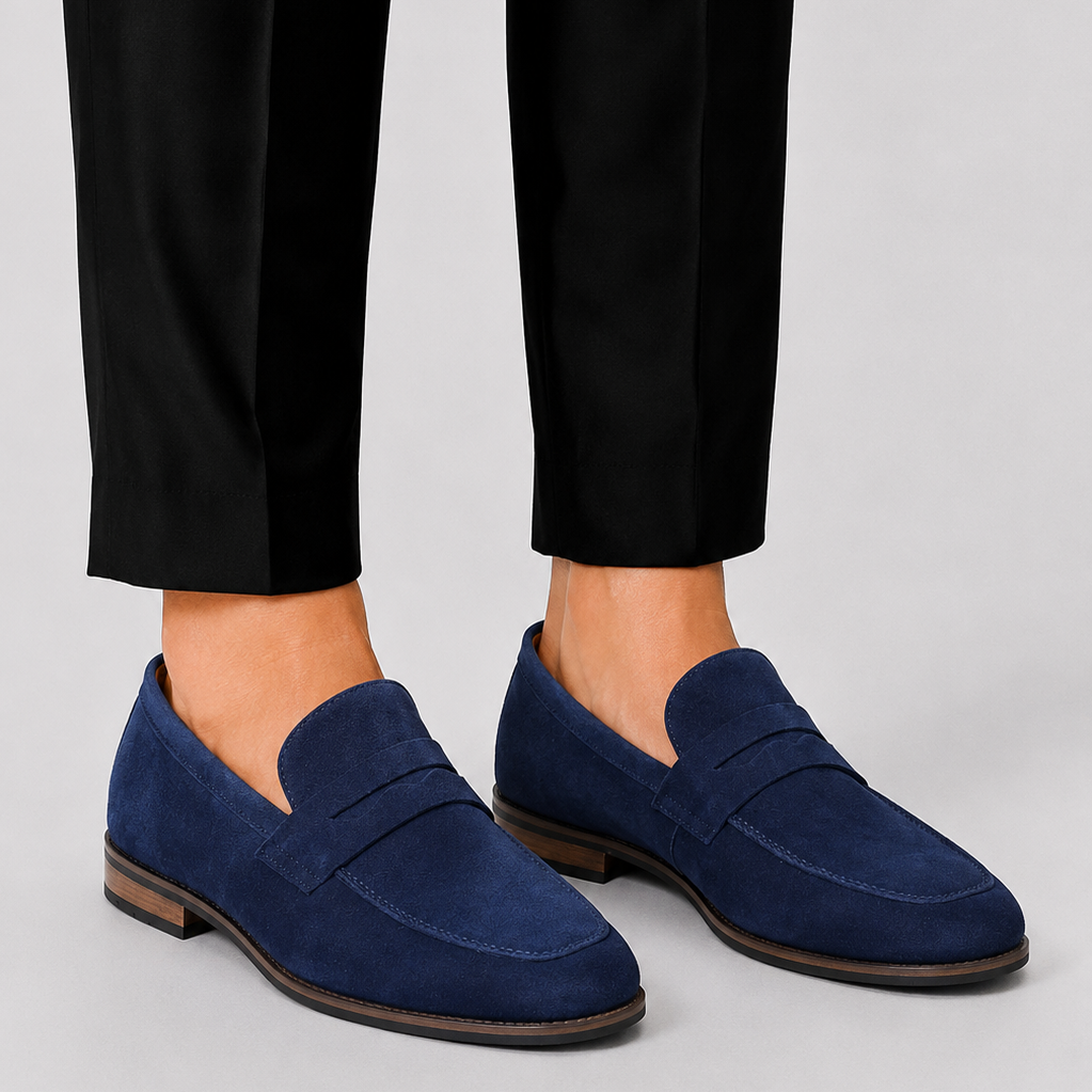 Lunelle | Heren Loafers Tijdloze Elegantie Suède Instappers