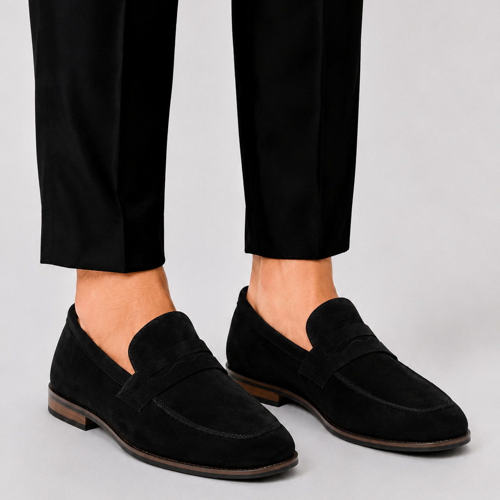 Lunelle | Heren Loafers Tijdloze Elegantie Suède Instappers