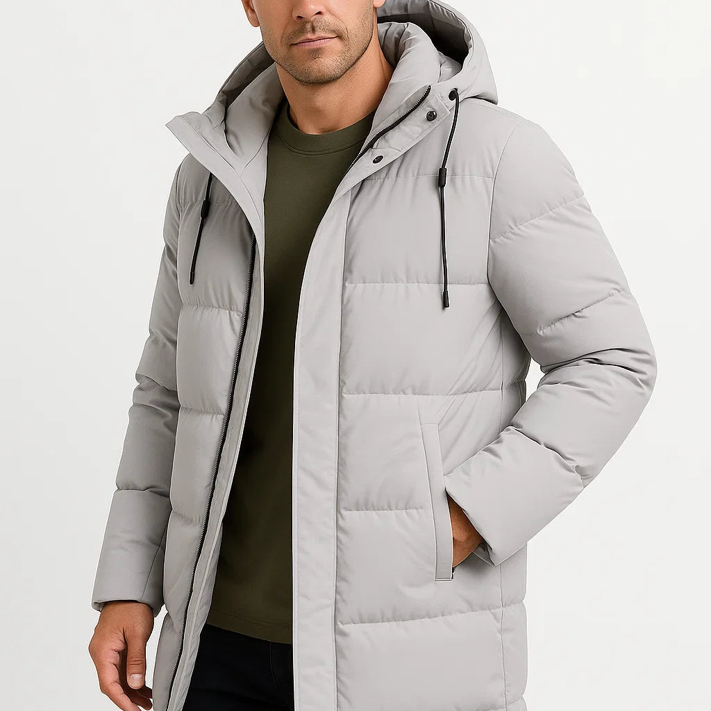 Lunelle | Heren Waterproof Puffer Jacket Geïsoleerd Zwart
