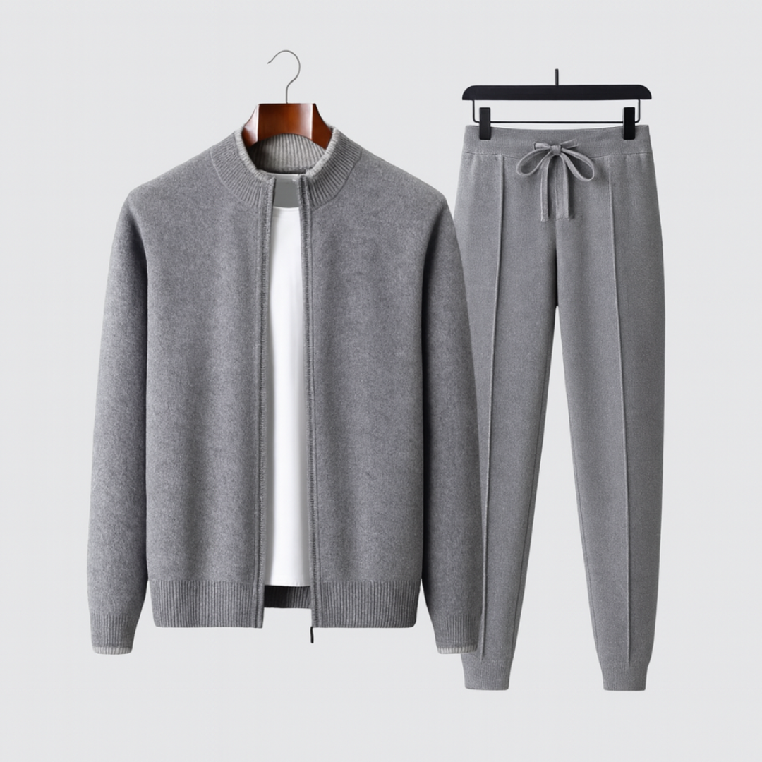 Lunelle | Heren Lounge Set Merino Wol Twee-delige Zachte Comfort