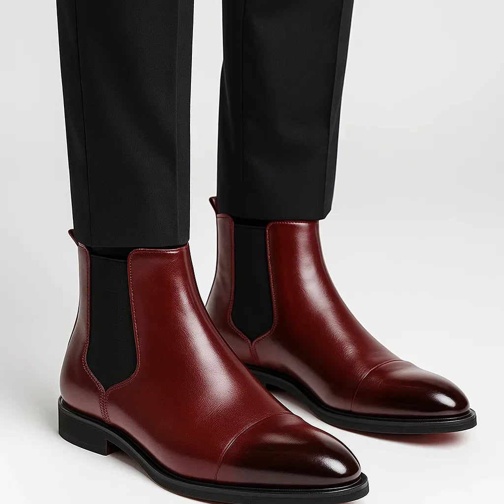 Lunelle | Heren Chelsea Boots Premium Leer Comfortabel voor dagelijks gebruik