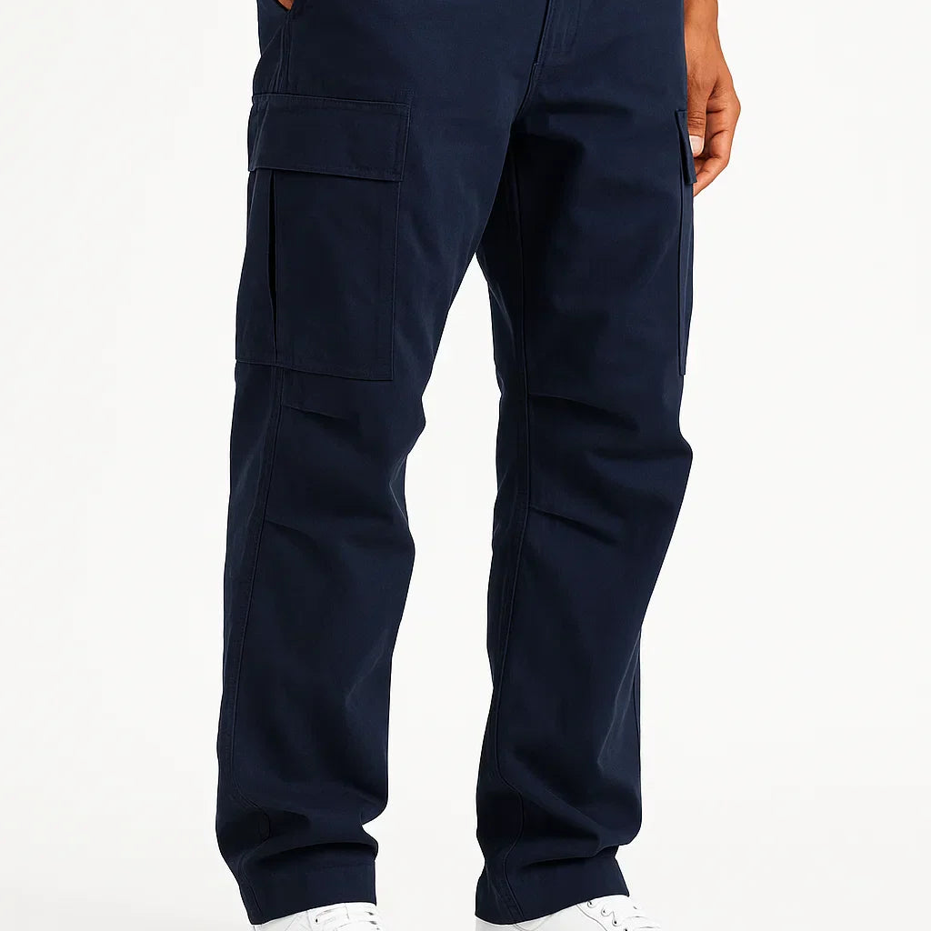 Lunelle | Heren Overalls Katoen Losse Pasvorm Tactische Broek met Elastische Taille