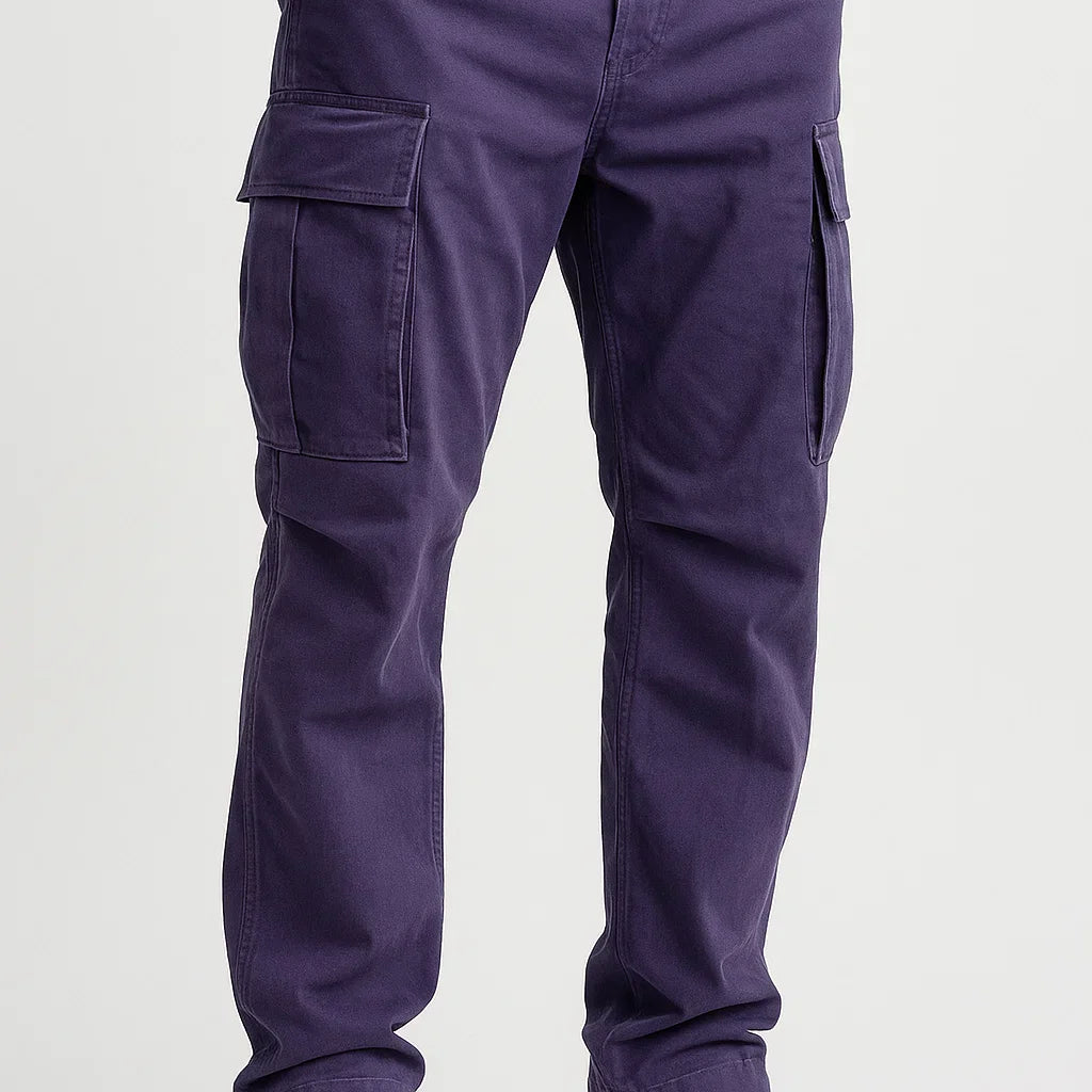 Lunelle | Heren Overalls Katoen Losse Pasvorm Tactische Broek met Elastische Taille