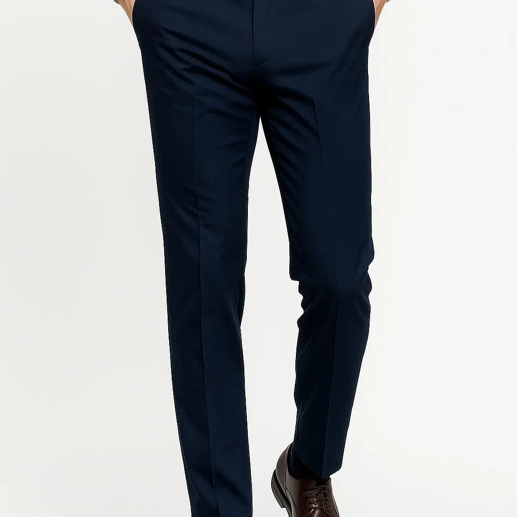 Lunelle | Heren Stretch Broek ExecFlex Comfortabele Pasvorm Zachte Stof