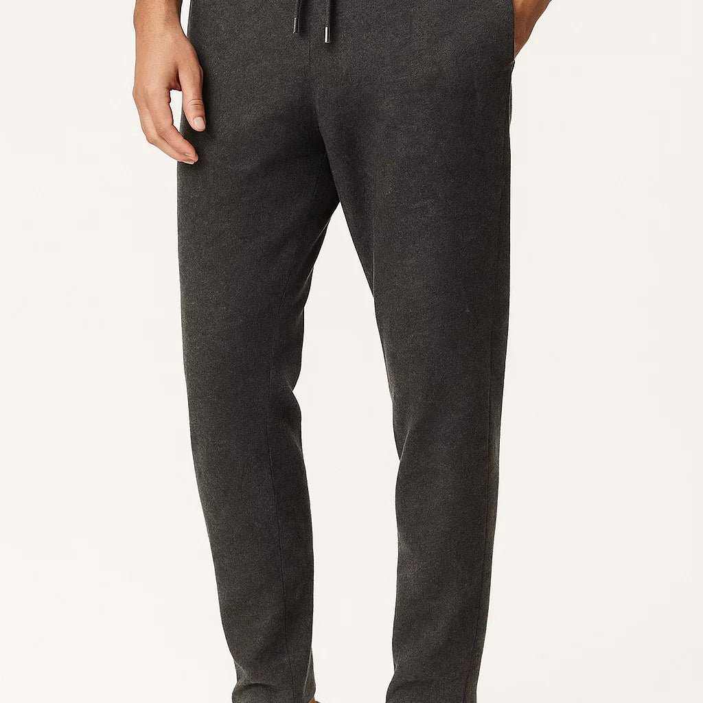 Lunelle | Herenbroek Merino Wol Hoge Taille Dikke Casual Warm