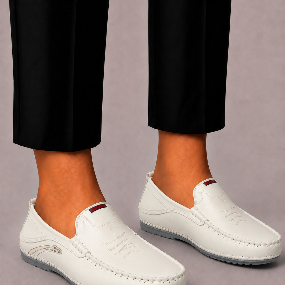 Lunelle | Heren Instappers van Kunstleer met Antislip Zool