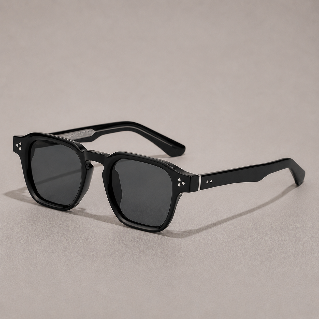 Lunelle | Heren Zonnebril met Transparant Montuur en Gradient Glazen