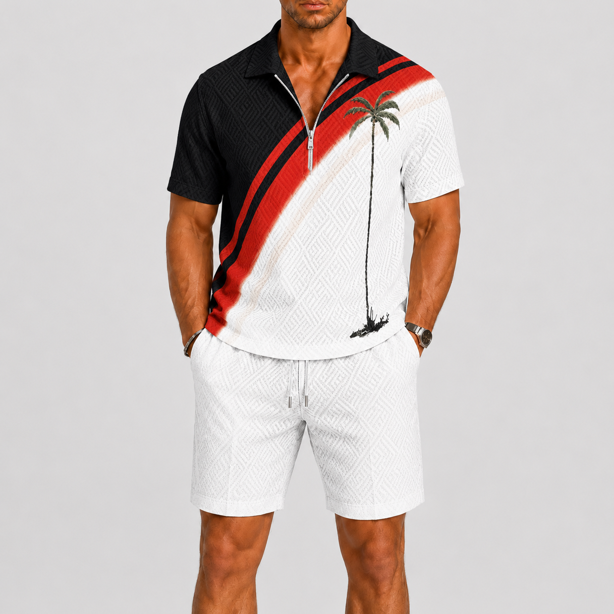 Lunelle | Heren Poloset met Bijpassende Short