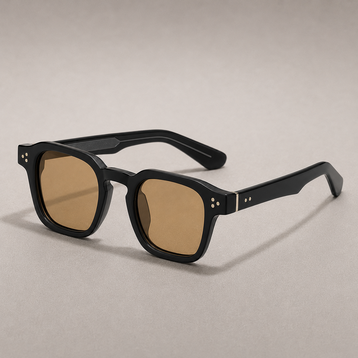 Lunelle | Heren Zonnebril met Transparant Montuur en Gradient Glazen