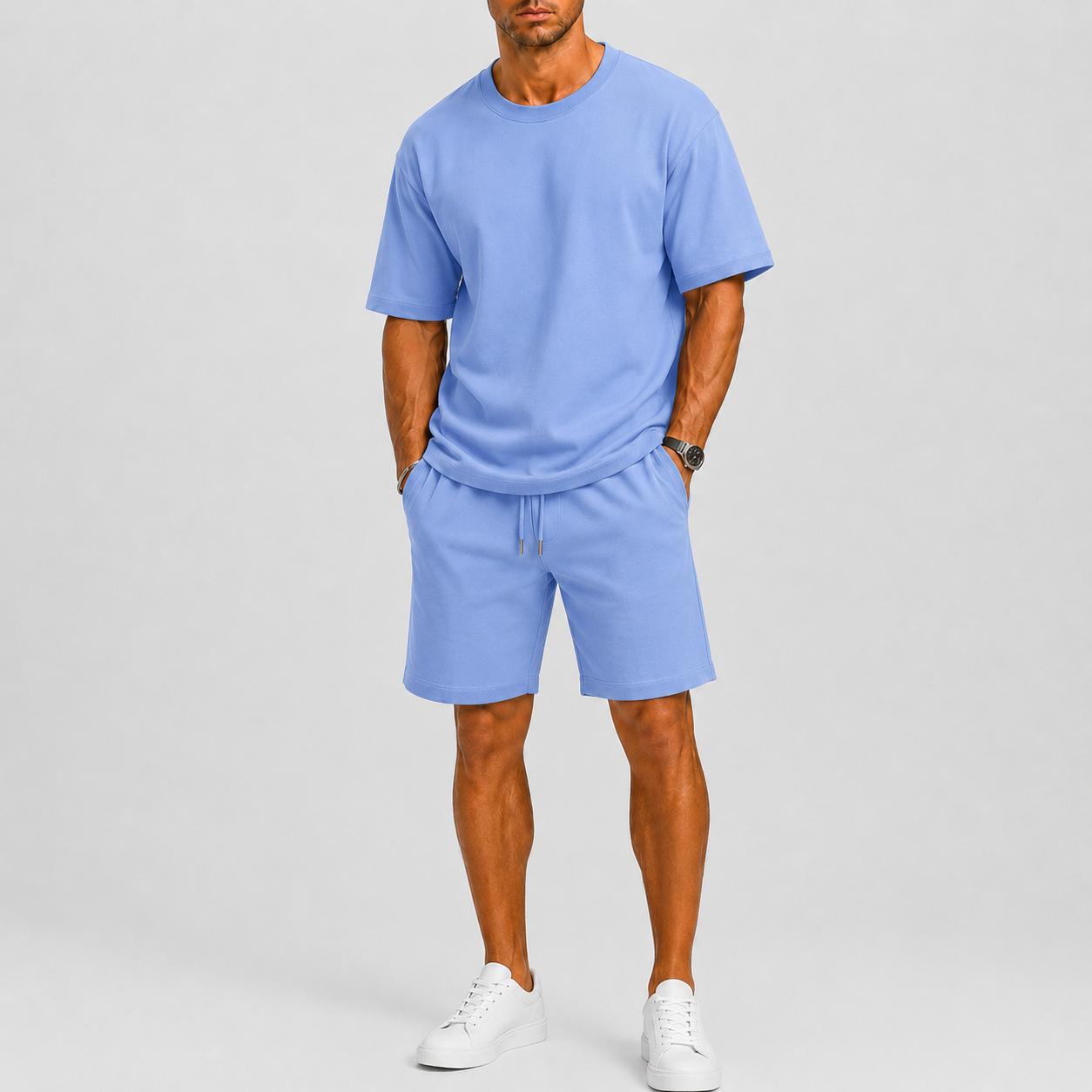 Lunelle | Heren Oversized Set met T-Shirt en Shorts