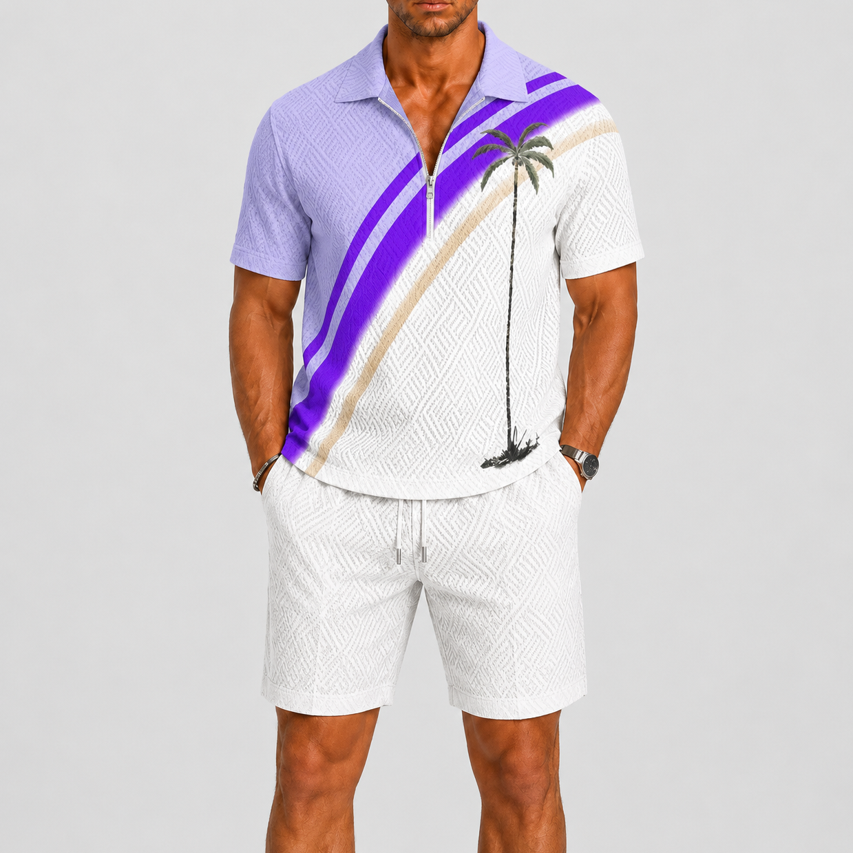 Lunelle | Heren Poloset met Bijpassende Short