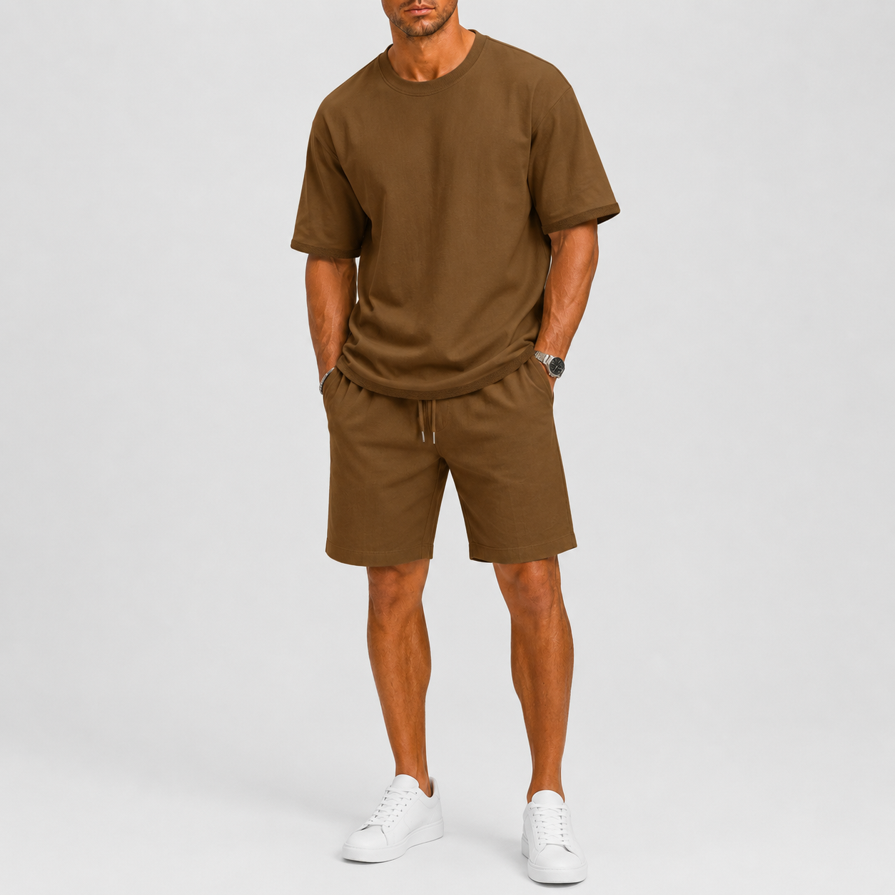 Lunelle | Heren Oversized Set met T-Shirt en Shorts