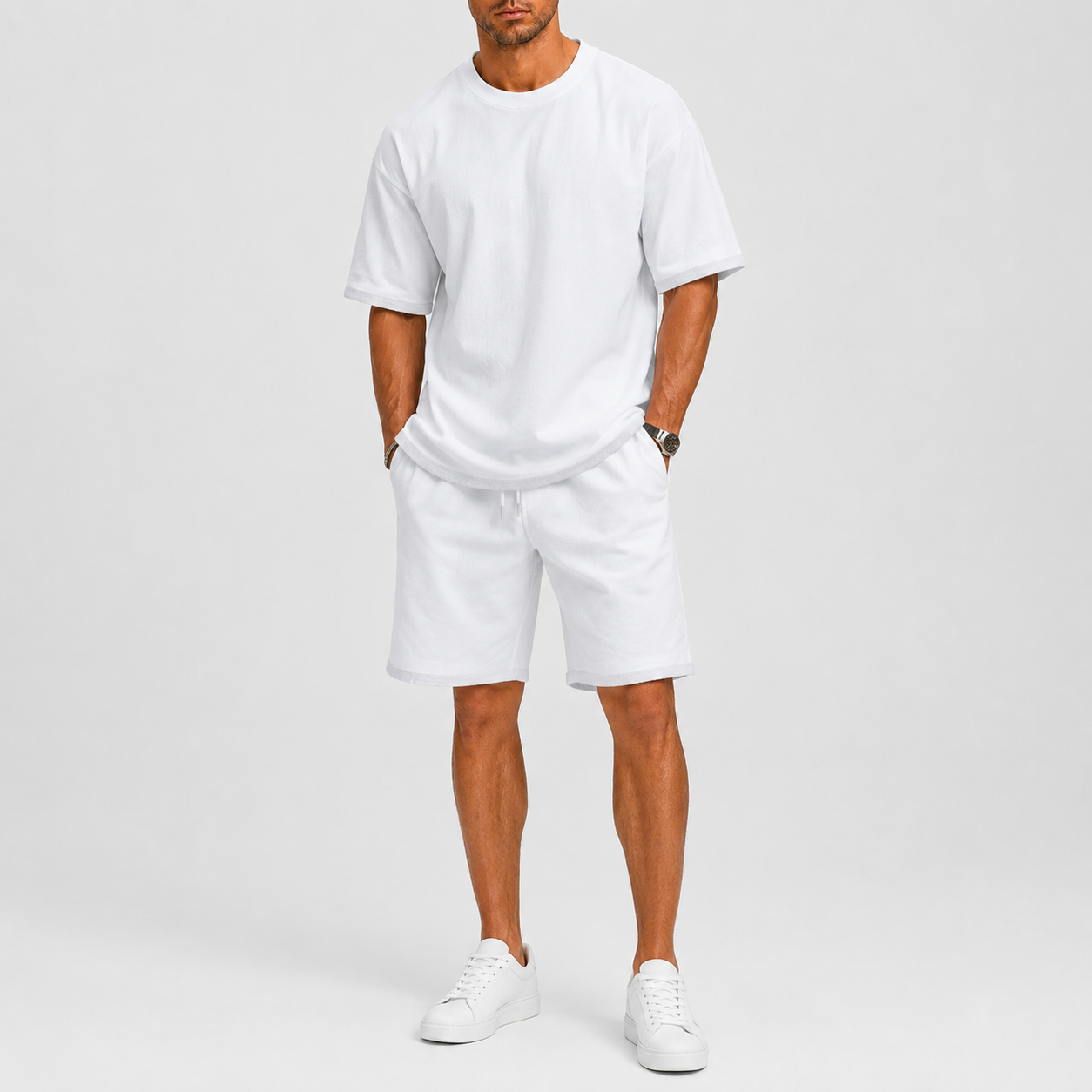 Lunelle | Heren Oversized Set met T-Shirt en Shorts